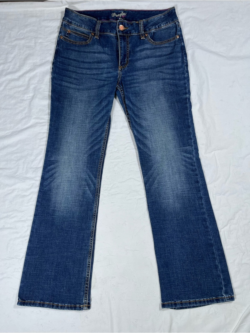 Wrangler Women's Blue Bootcut Jeans Size 11x32